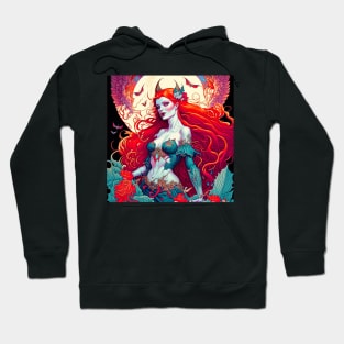 "Psychedelic Haunts: Unique and Colorful Halloween Horrors" Hoodie